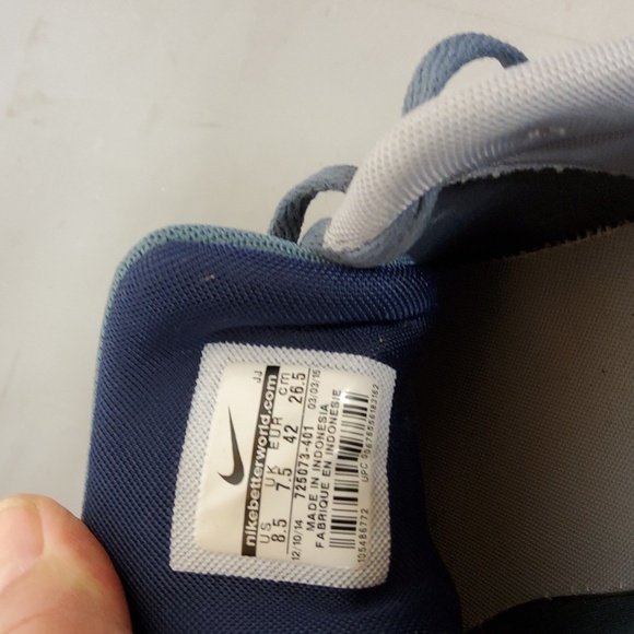 Nike airmax tavas blue men's size 8.5 great condition - Picture 7 of 7